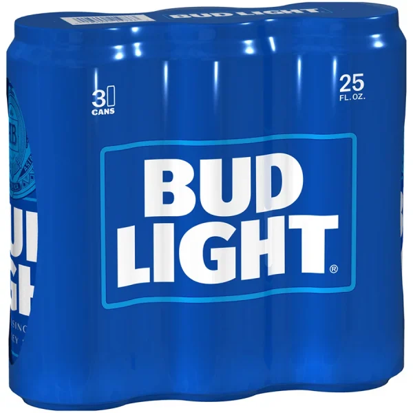 Bud Light 3 pack Lata 25oz
