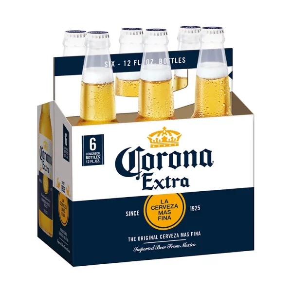 Corona 6 pack Botella Vidrio 12oz